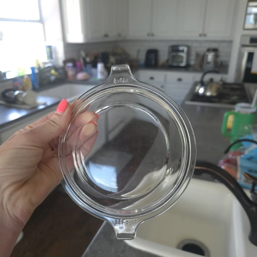 PYREX 681-C-22 Replacement  Glass Lid